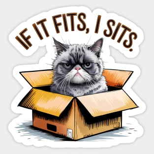 Purrrfect friends cats are family Sticker